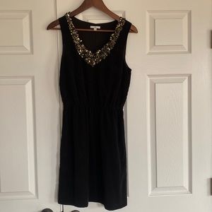 Gap black and gold dress